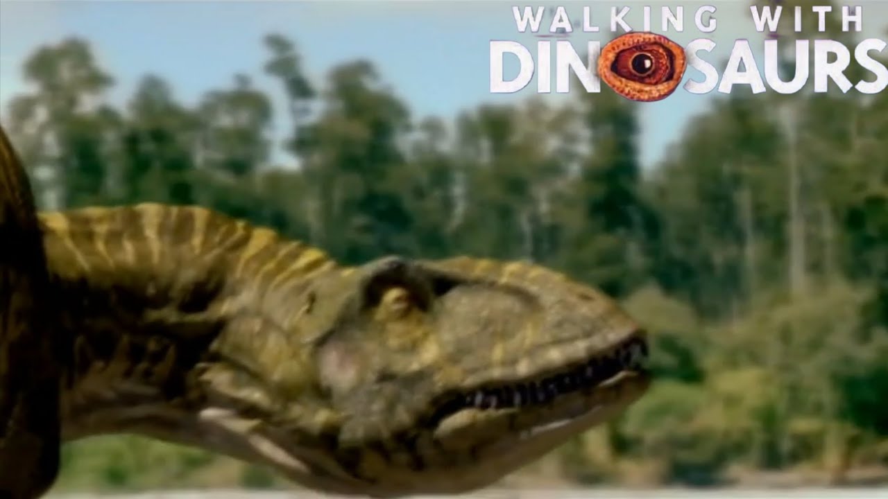Australovenator vs Muttaburasaurus, Walking With Dinosaurs (1999) 