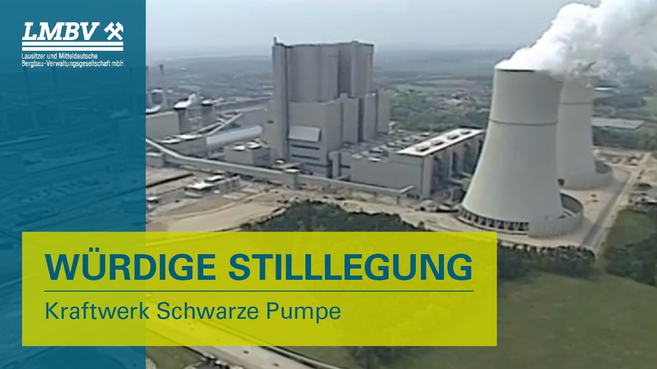 Würdige Stillegung   Kraftwerk Schwarze Pumpe