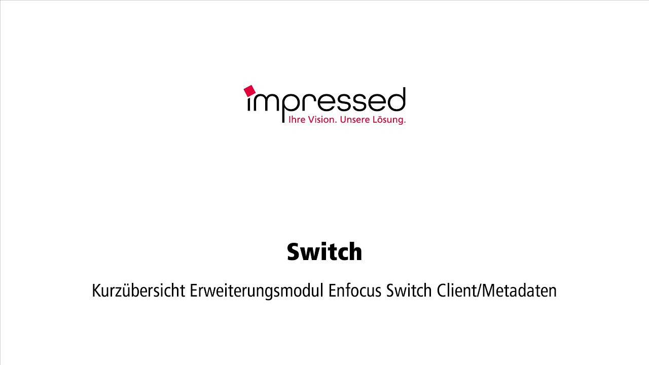 Kurzübersicht Erweiterungsmodul Enfocus Switch Client/Metadaten