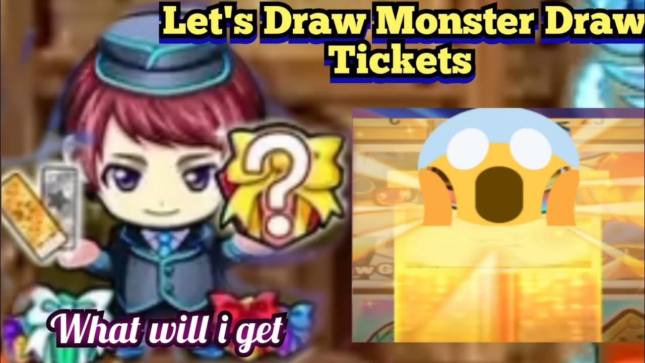 Let's Draw Monster Draw Tickets - What Will i Get From Draws?😱🤔 Luck Or Bad Luck? - Weekly Draw