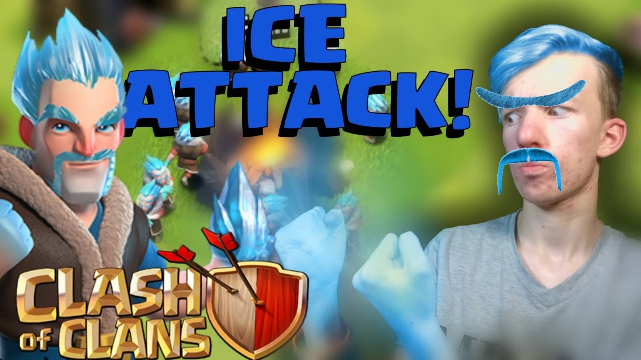 CLASH OF CLANS ČESKY - ICE WIZARD &Uacute;TOK! (COC CLASHMAS UPDATE)