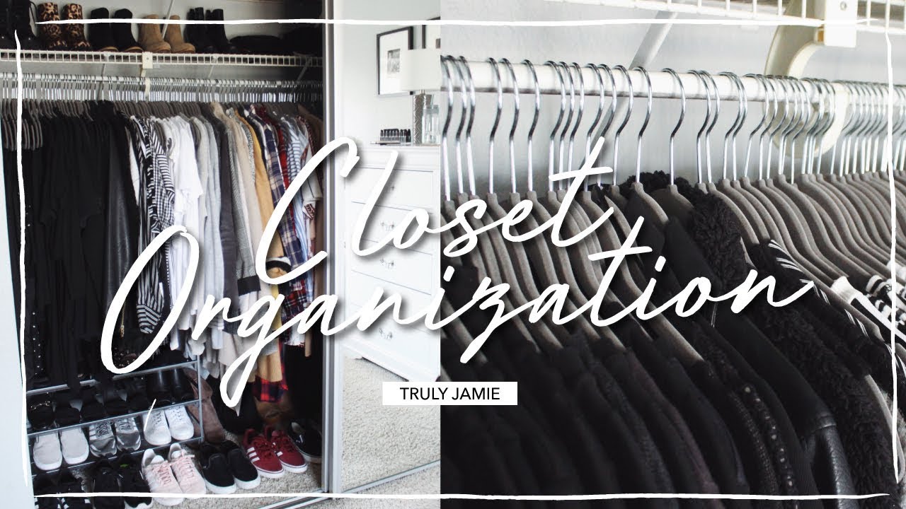 TRANSFORMING MY CLOSET! GET ORGANIZED + DECLUTTER! MAKING THE MOST OUT OF A SMALL CLOSET 2018