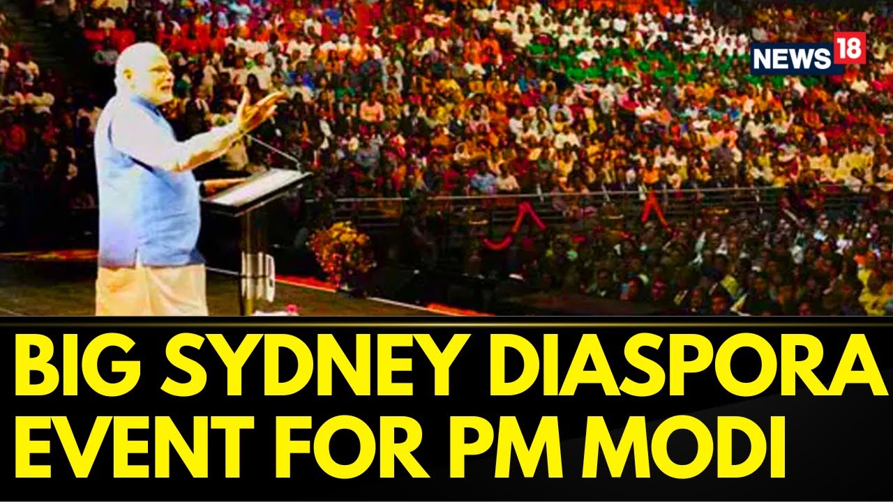 PM Modi In Australia | PM Gets A Rousing Welcome As He Makes A Grand Entry At Diaspora Event |News18