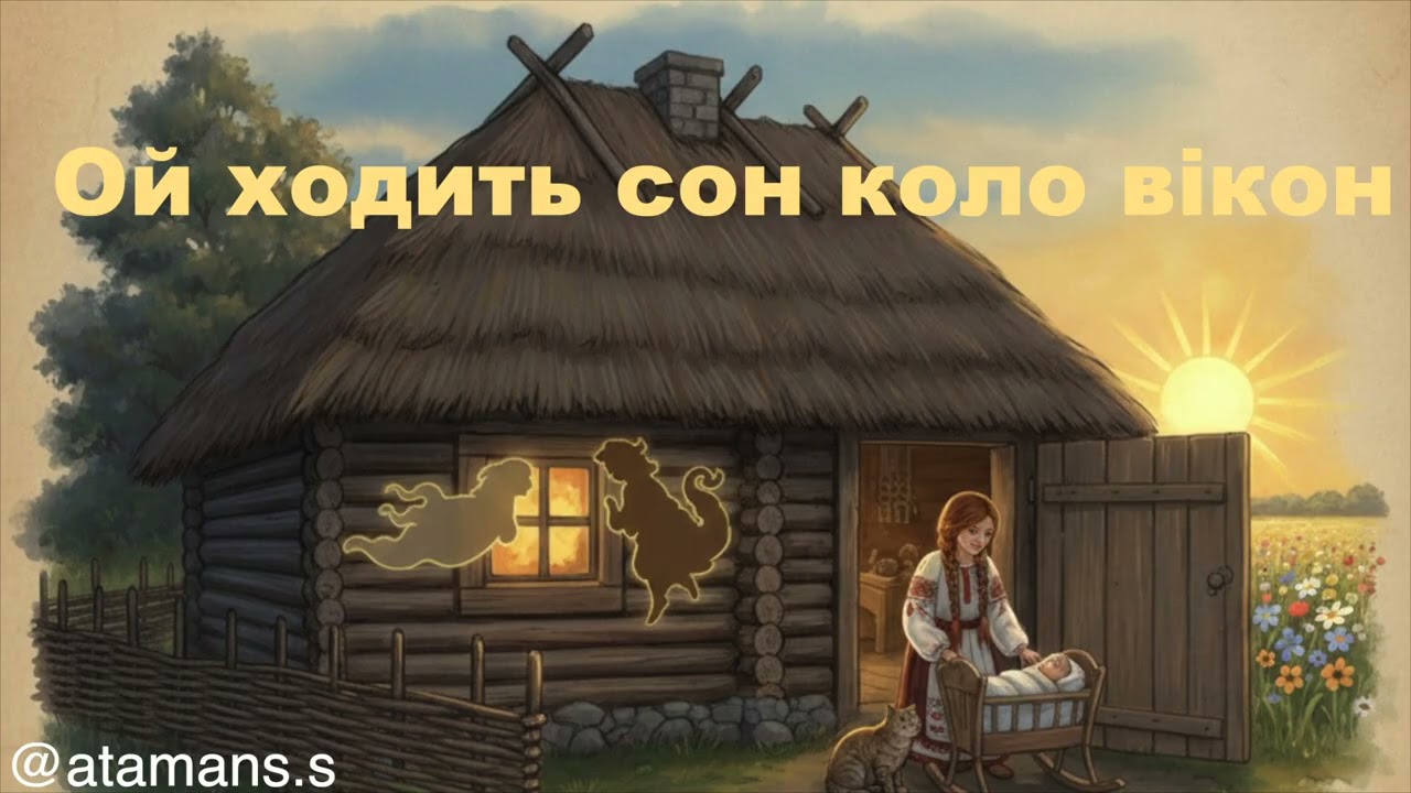 Ой ходить сон коло вікон .(Материнська колискова)