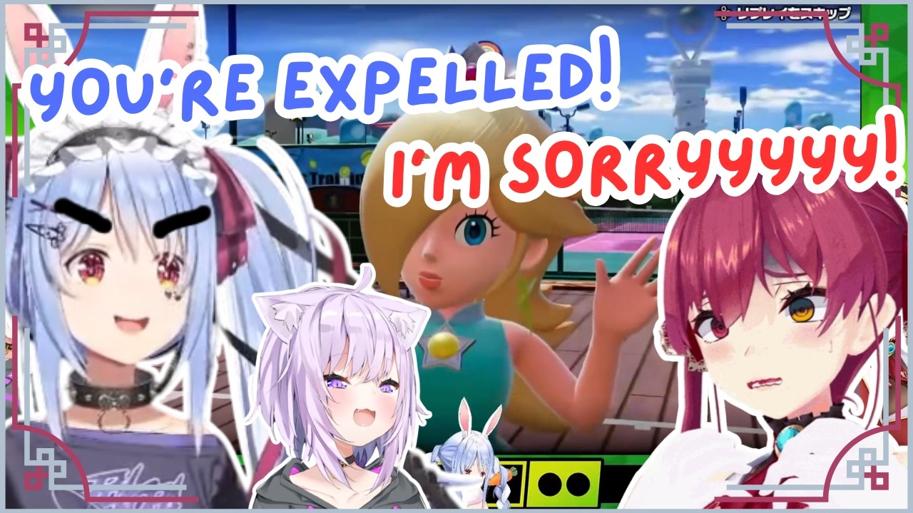 Marine Gets DESTROYED By Okayu And Pekora KICKS Her Out Of Usada-Juku! 😱💀 | Hololive Clip