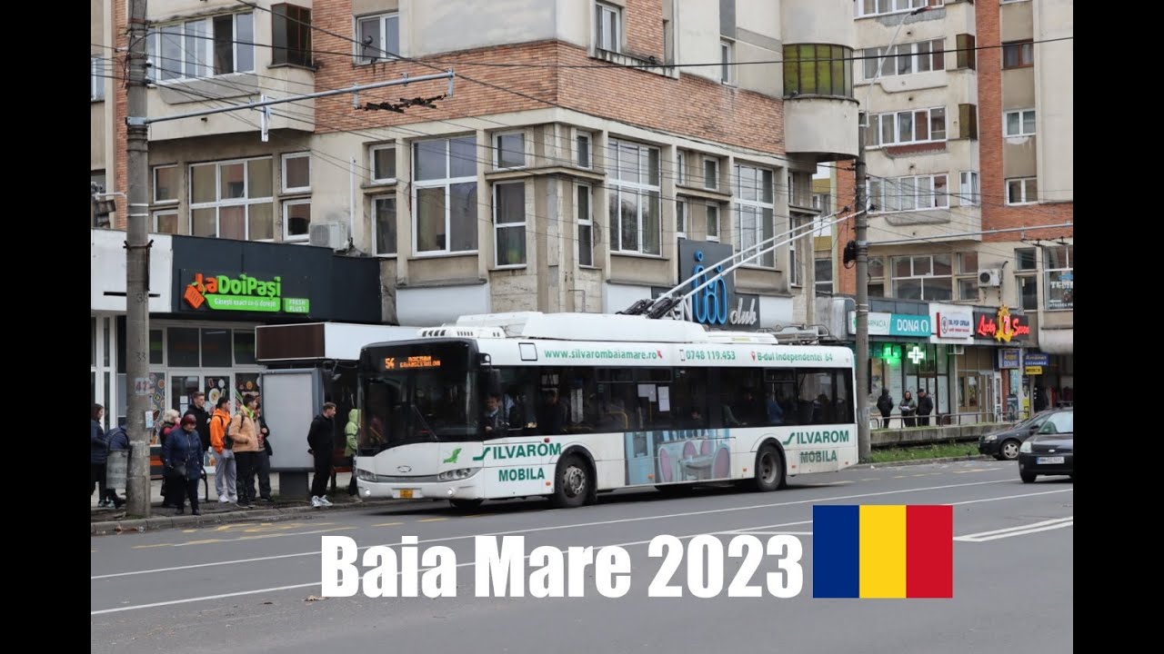 Baia Mare Trolleybuses / Troleibuze / Buses / Autobusy / Autobuze 2023 [4K]