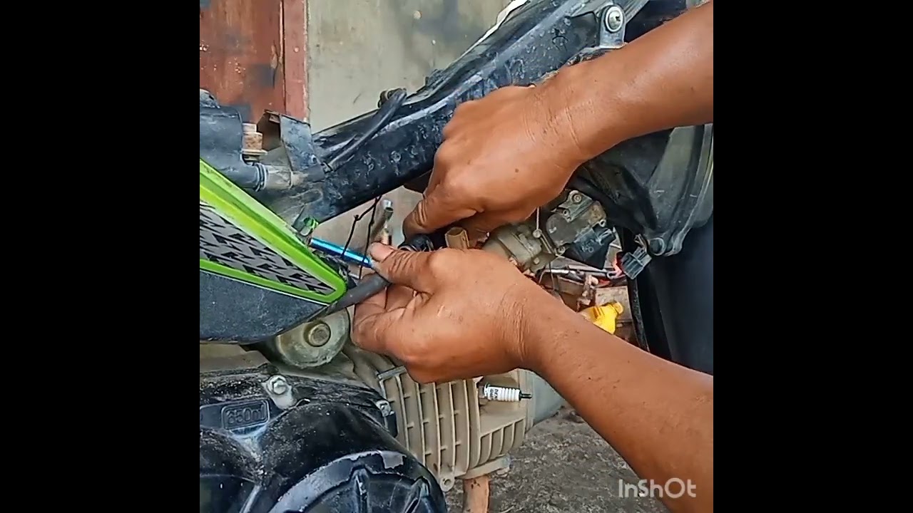 proses ganti injektor shooter pake.yamaha mioj