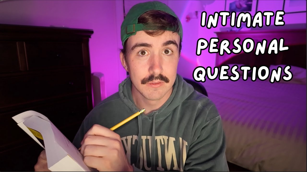 ASMR asking you 50 intimate personal questions 👀 ( soft spoken, writing sounds)
