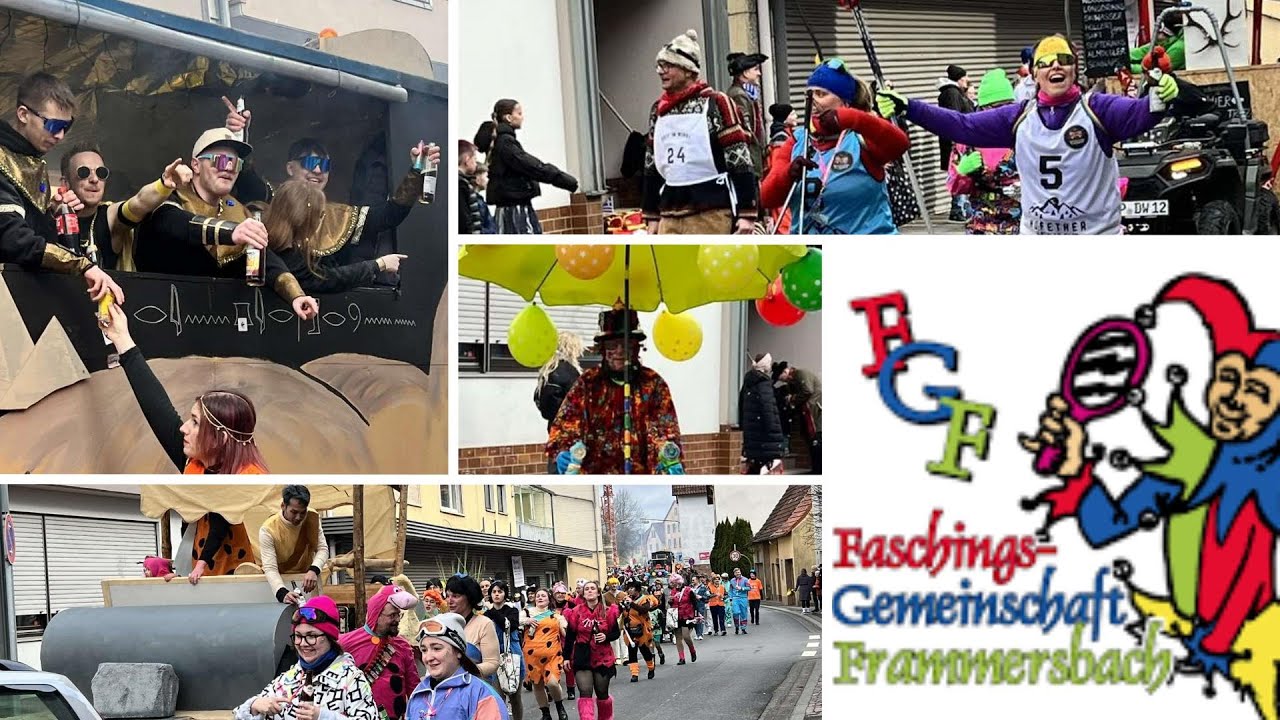 Faschingszug Frammersbach 2025 🥳 Die Mega-Karnevalsparty!