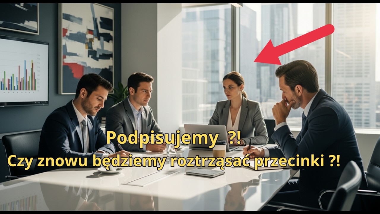 Powiedziała trzy słowa. 30 sekund później nikt nie chciał podpisać umowy !