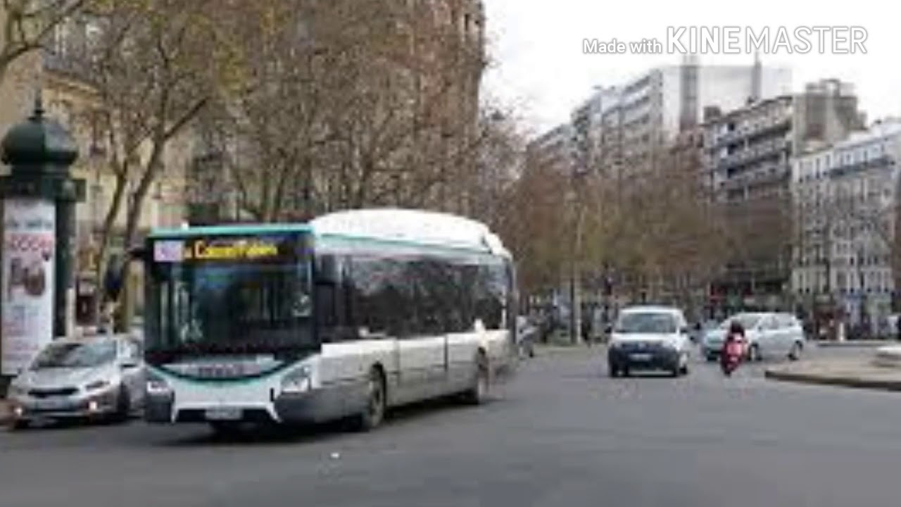 Les iveco urbanway 12 hybride de la RATP