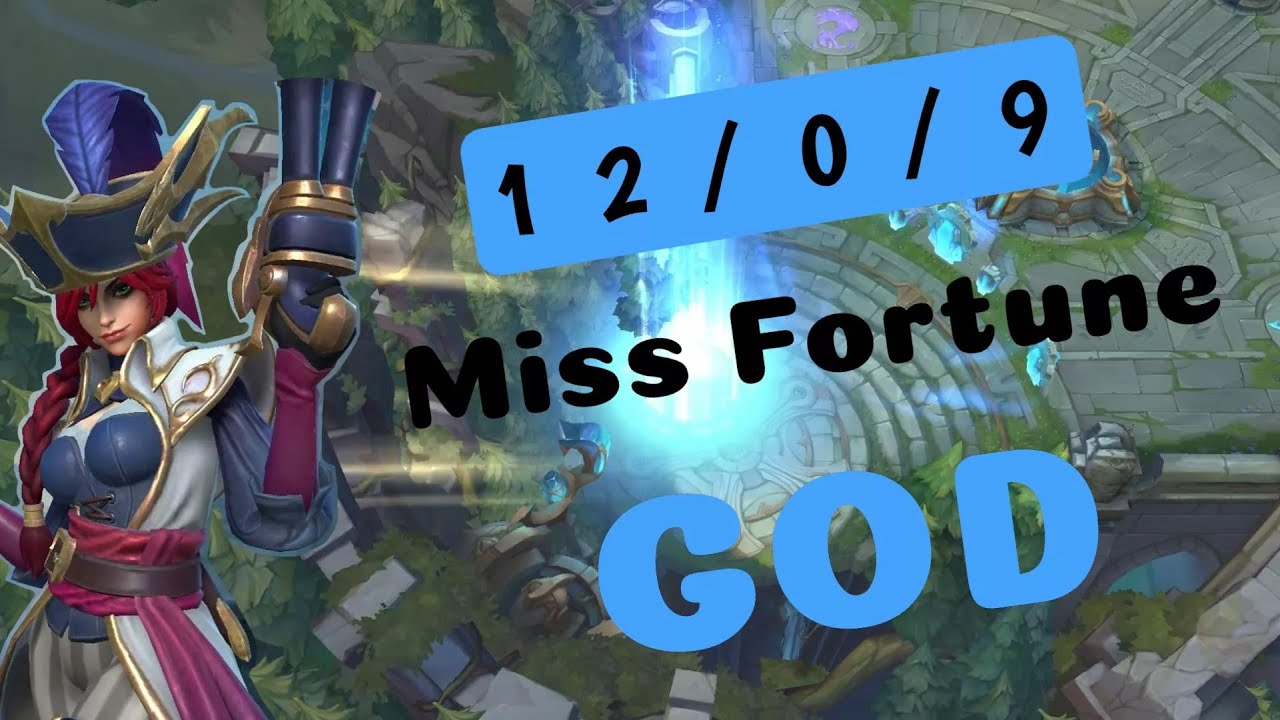 Wild Rift  Miss Fortune GOD ADC * 12 KILLS* No DEATH
