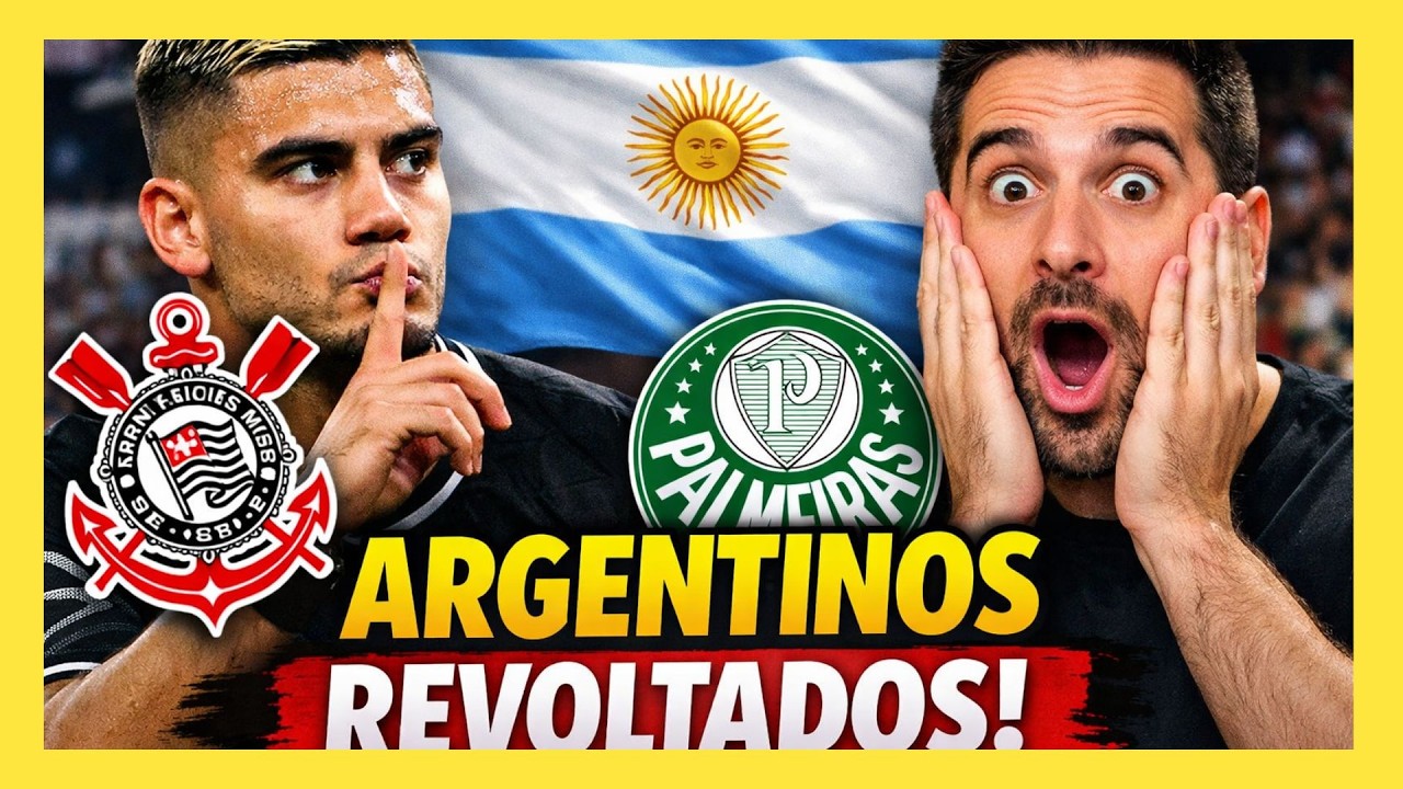 Argentina ficou em CHOQUE com o que aconteceu no Corinthians x Palmeiras