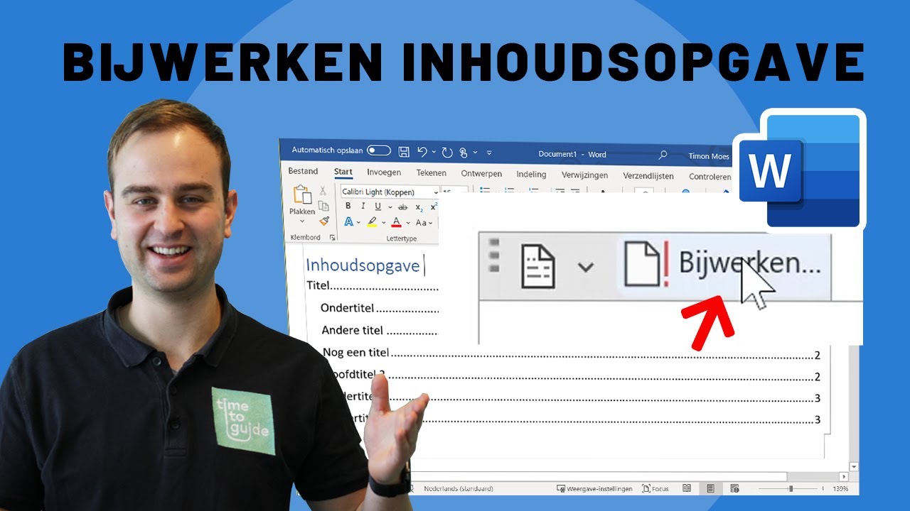 Inhoudsopgave bijwerken in Word