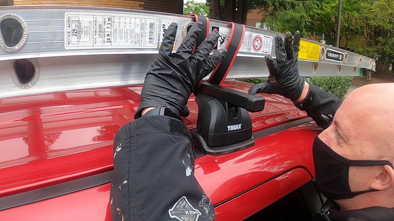 Strapping ladders to your Vehicle