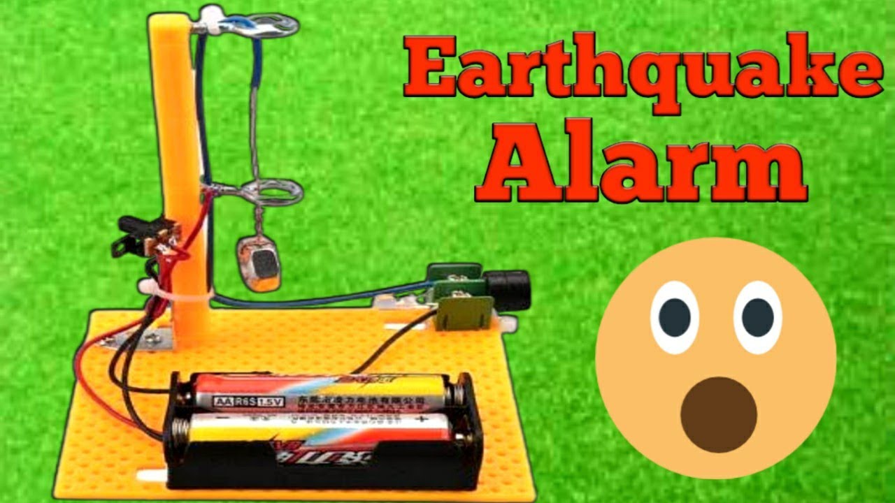 How to make a earthquake alarm with buzzer || Electronic projects to do at Home