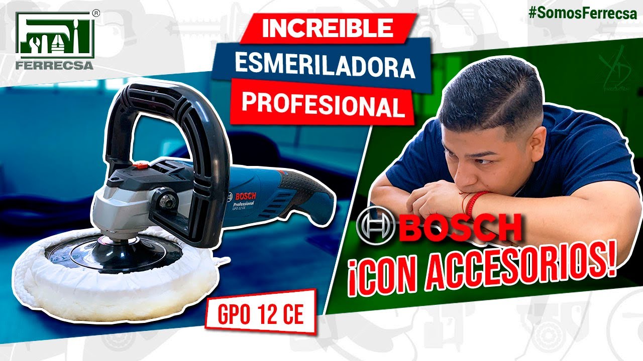 INCREÍBLE! Pulidora Profesional GPO 12 CE BOSCH (Con Accesorios)🔥