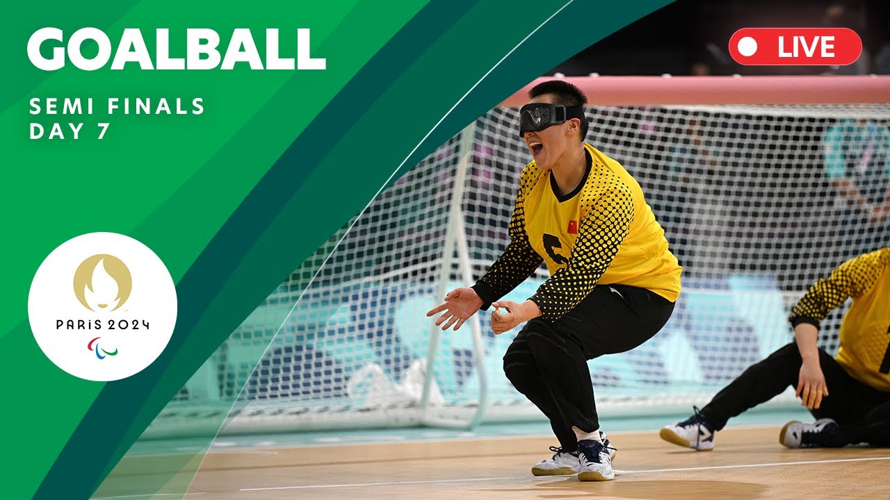 Goalball - Men's & Women's Semifinal BRA X UKR & CHN X ISR| Day 7 | Paris 2024 Paralympics