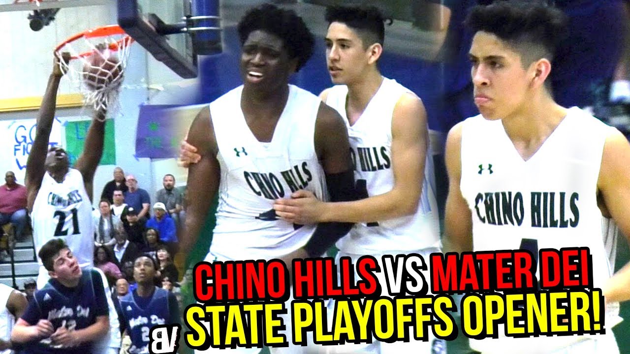 Chino Hills VS Mater Dei Catholic STATE PLAYOFFS OPENER: Will Pluma, Andre Ball & Big O DOMINATE!