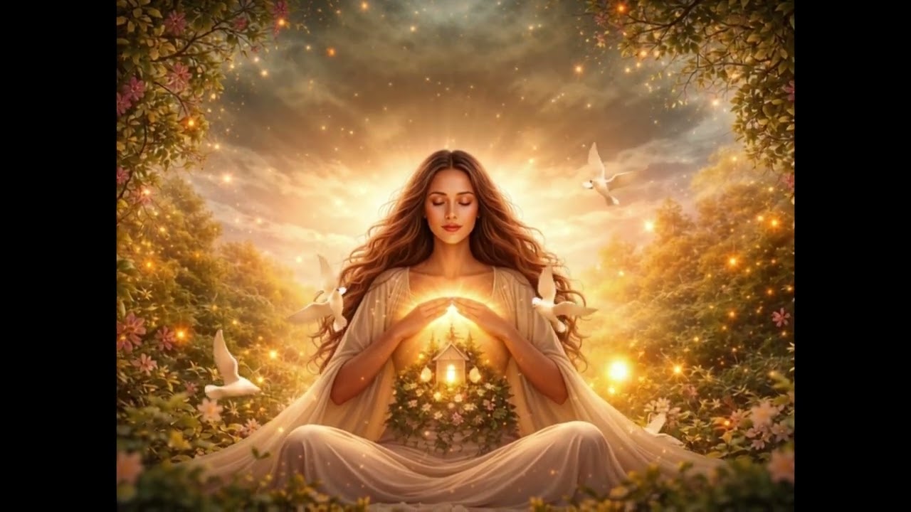 Aprender a ser casa de si 🌿 mantra espiritual de cura e acolhimento ☀️ | Mantra