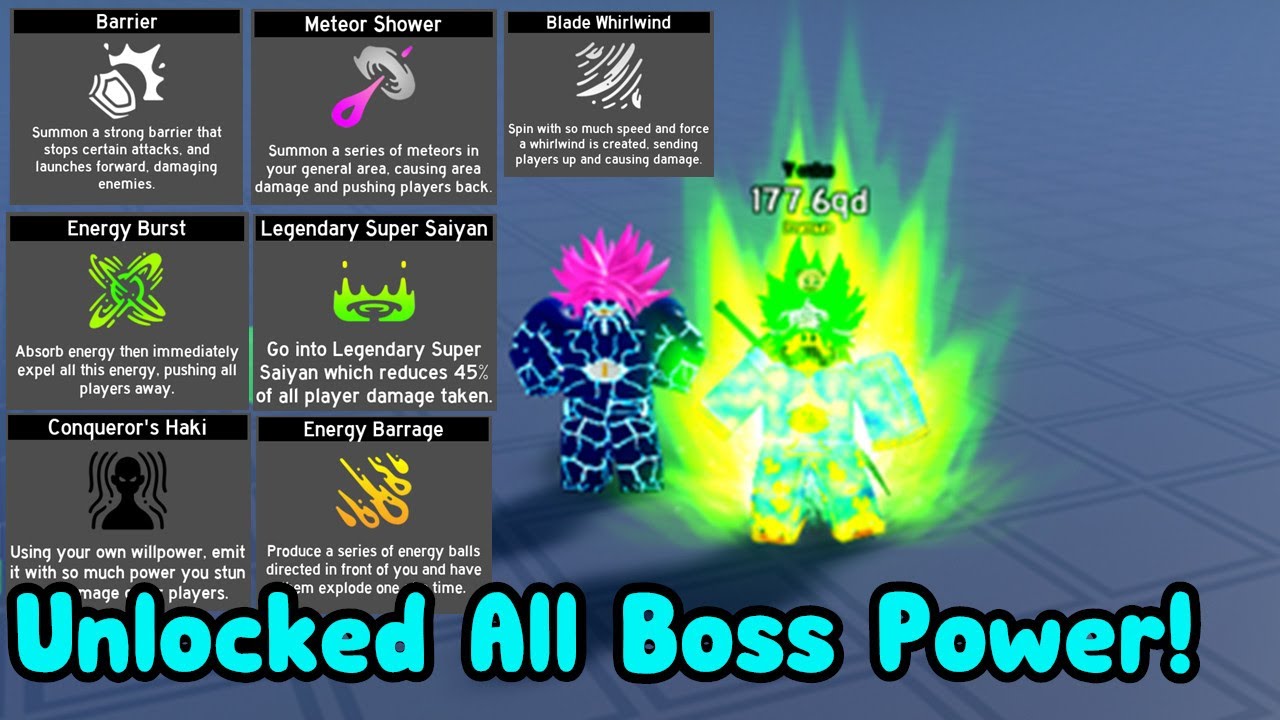 Unlocked All Boss Power From Broly & Beast King Boss! - Anime Fighting Simulator