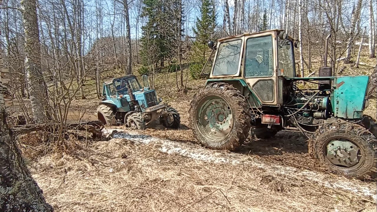 ЮМЗ спасает МТЗ-82. Или это Т-40?