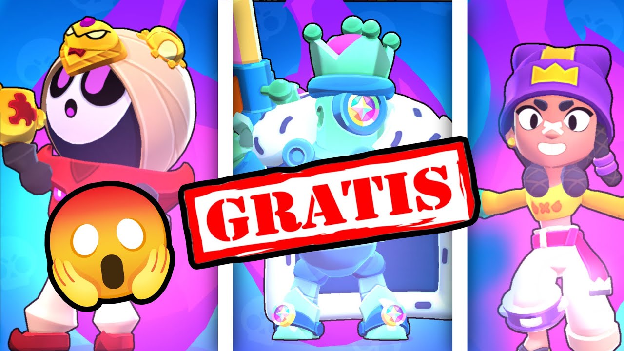 1 BRAWLER 1 SKIN 1 HYPERCARGA DE GRAÇA! Brawl Stars