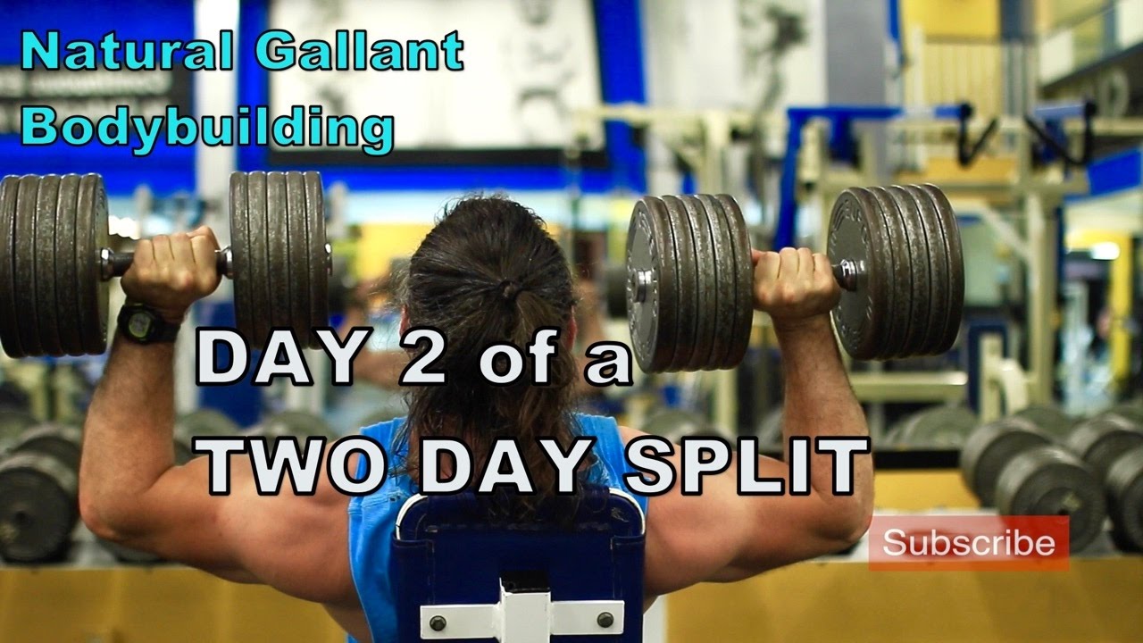 Day 2 of the Two Day Split Natural Bodybuilding Workout