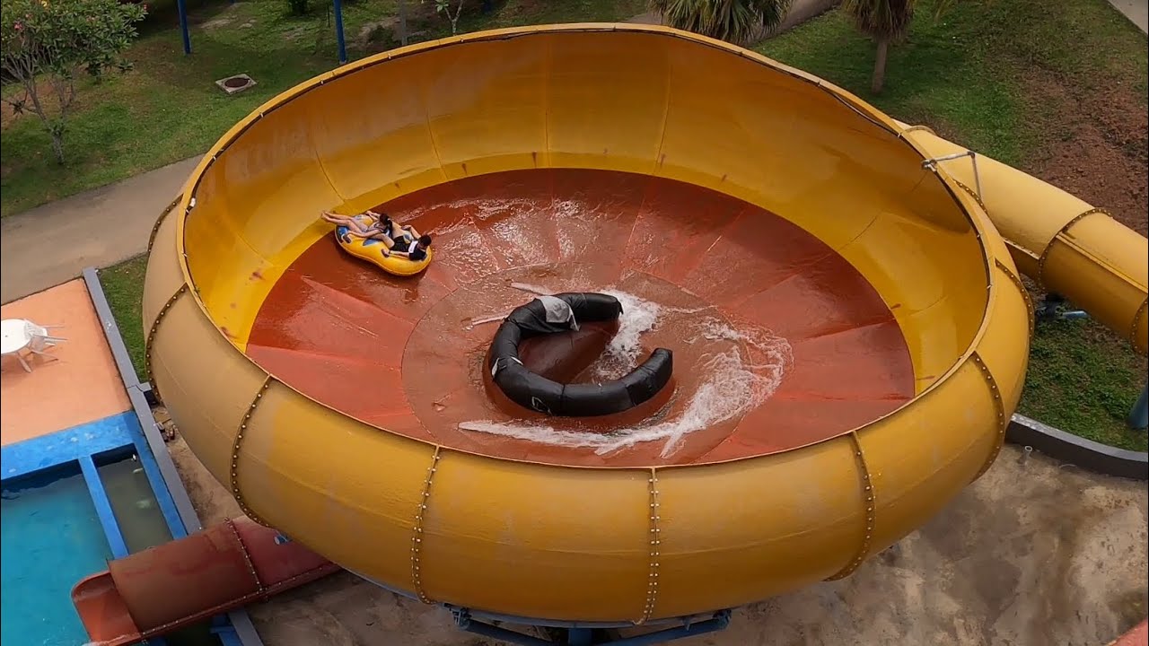 Fun water slides at Melaka Wonderland