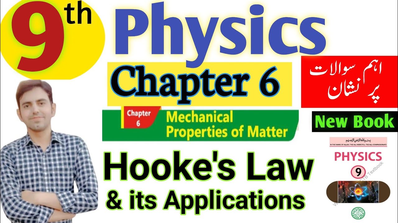 Hooke's Law and its applications | Class 9 Physics new book | Unit 6 Mechanical Properties of Solids