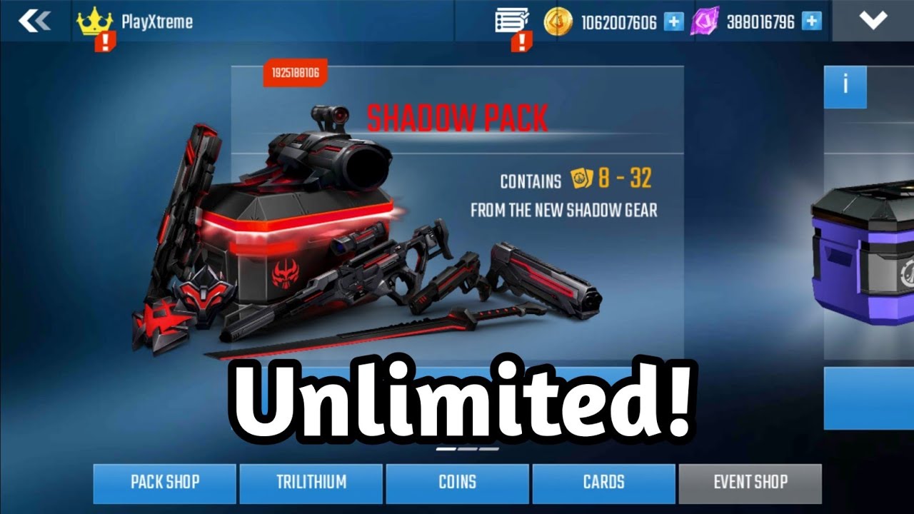 Nova Legacy Unlimited Shadow Pack!
