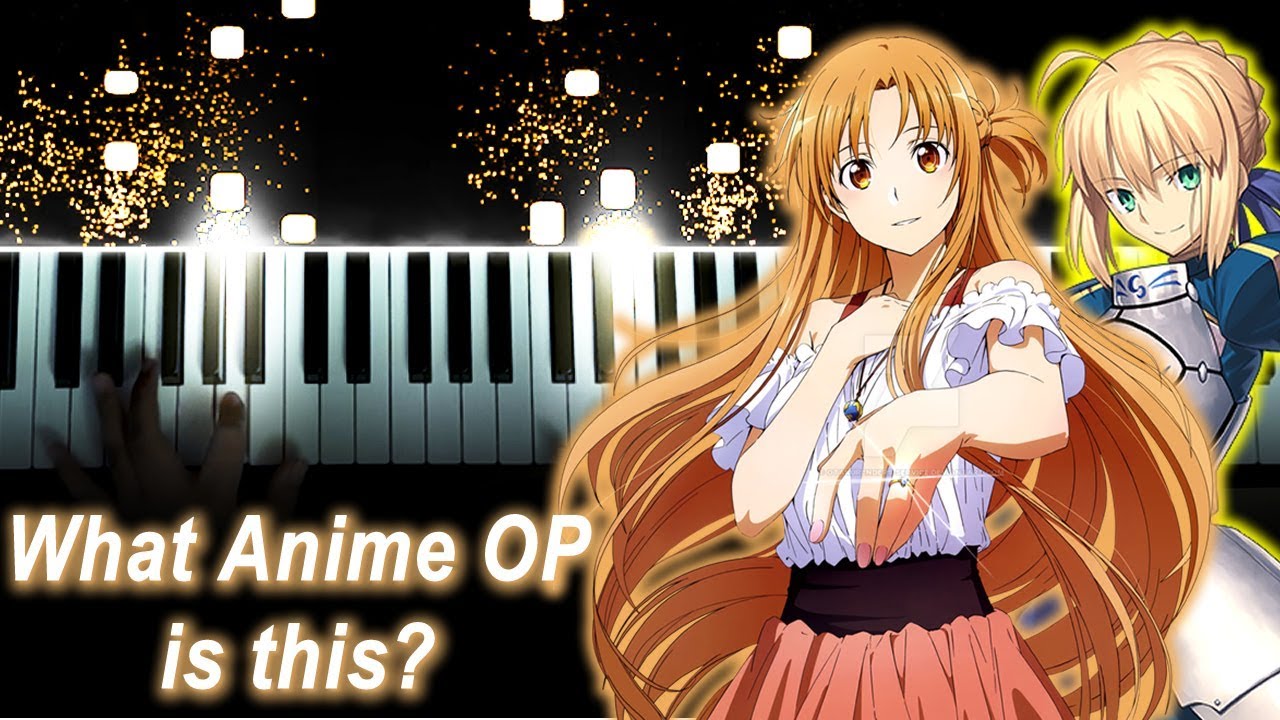 GUESS THE ANIME OPENING QUIZ - 20+ Openings (Piano)
