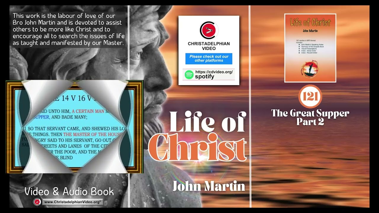 The Life Of Christ # 21 The Great supper part 2 by John Martin