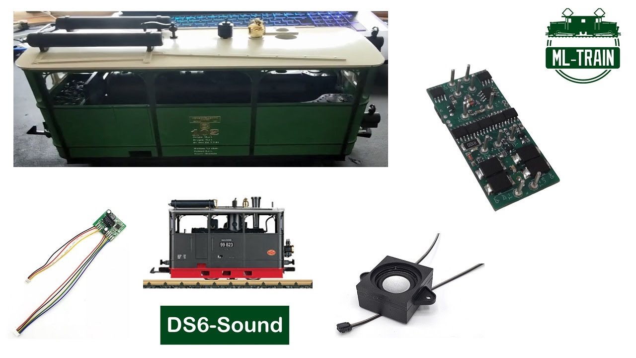 Digitalisierung LGB ELIAS Kastendampflok mit DRIVE-L, SX6-Sound ML-Train (Produktvideo)