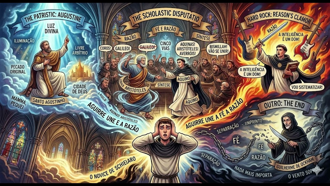 Rapsódia medieval: o conflito entre a fé e a razão