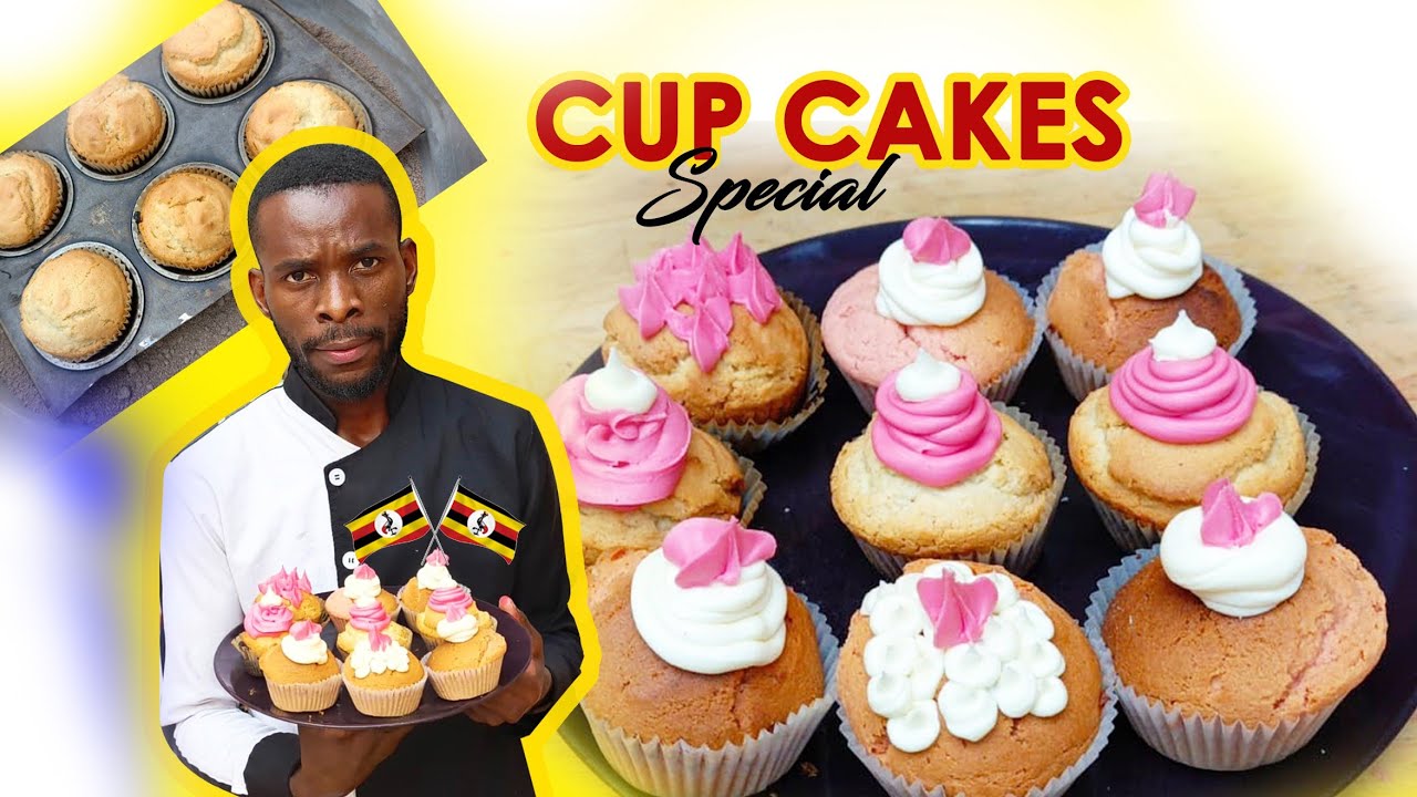 Yiga Okukola Cupcakes | Homemade Cupcakes Without An Oven - Ugandan Village Baking style