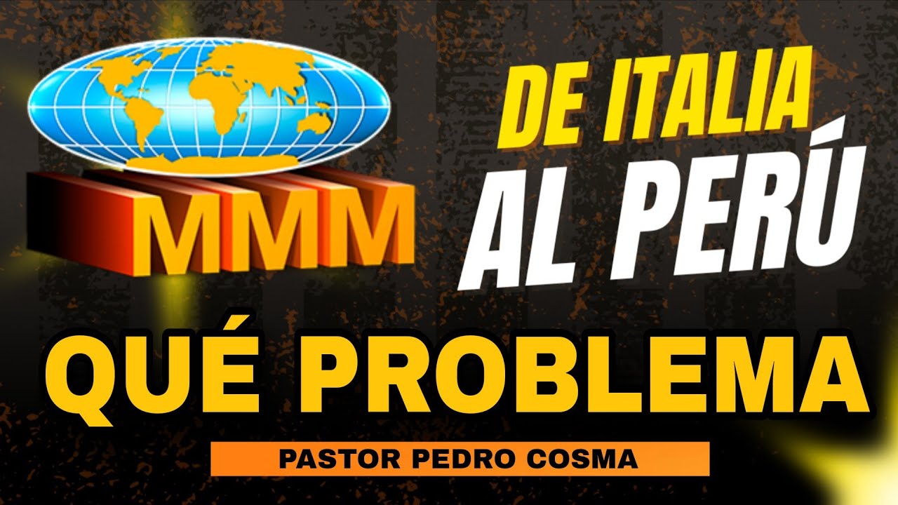 EL MMM DE ITALIA AL PERU, QUE VERG&Uuml;ENZA. Pastor Pedro Cosma 