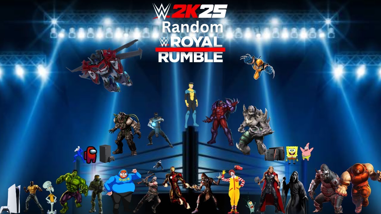 WWE 2K25 Random Royal Rumble