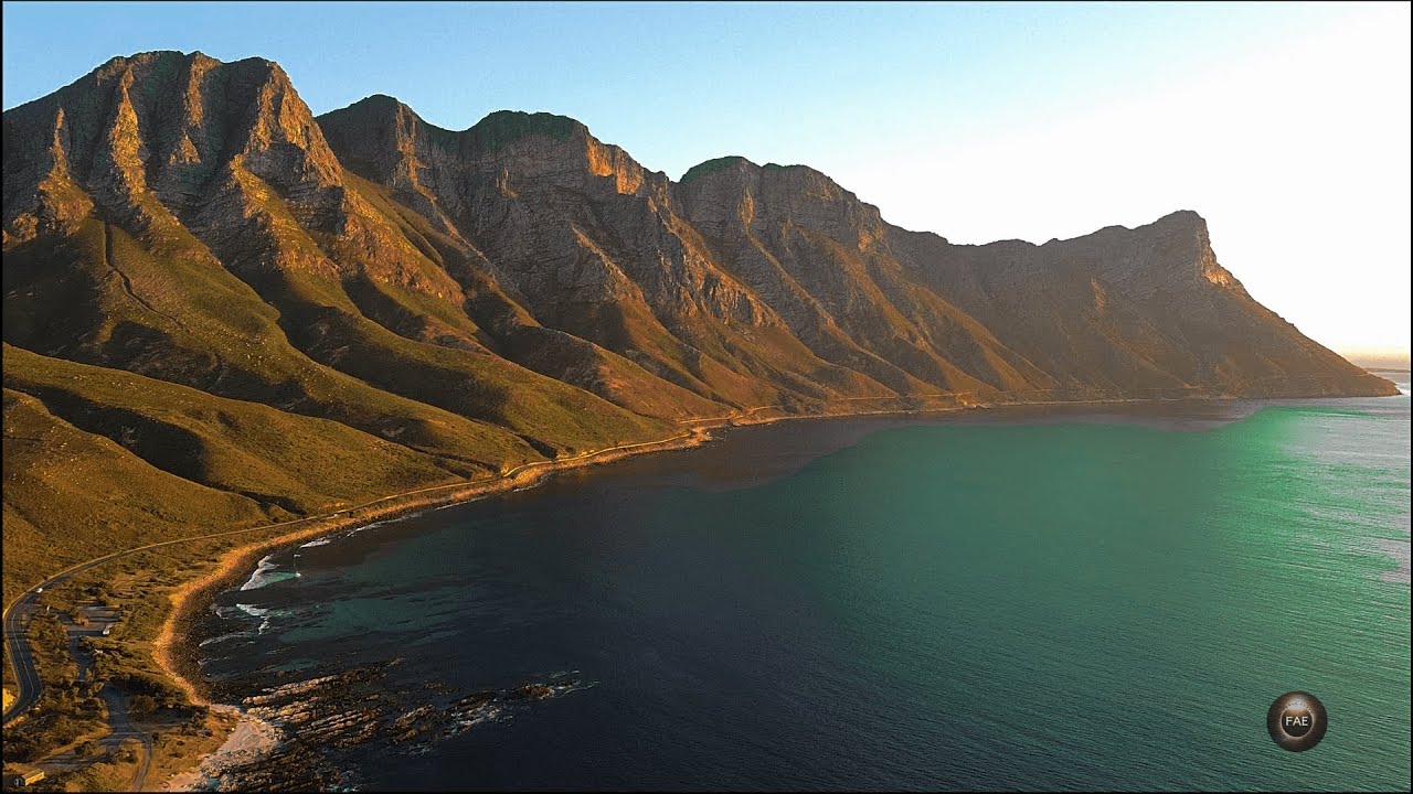 Clarens Drive - Sunset Drone Footage 4k Cape Town DJI Drone Footage