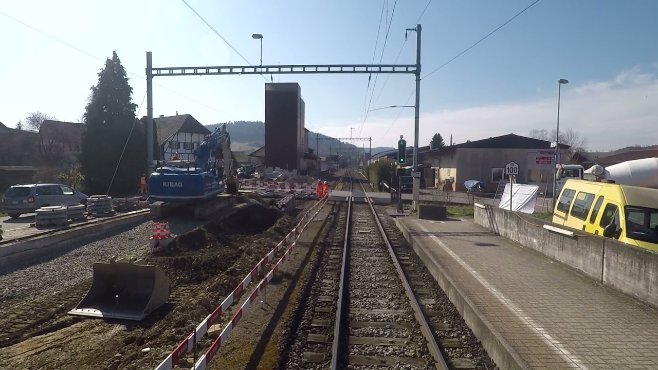 Führerstandsfahrt Langenthal - Luzern via Menznau in HD