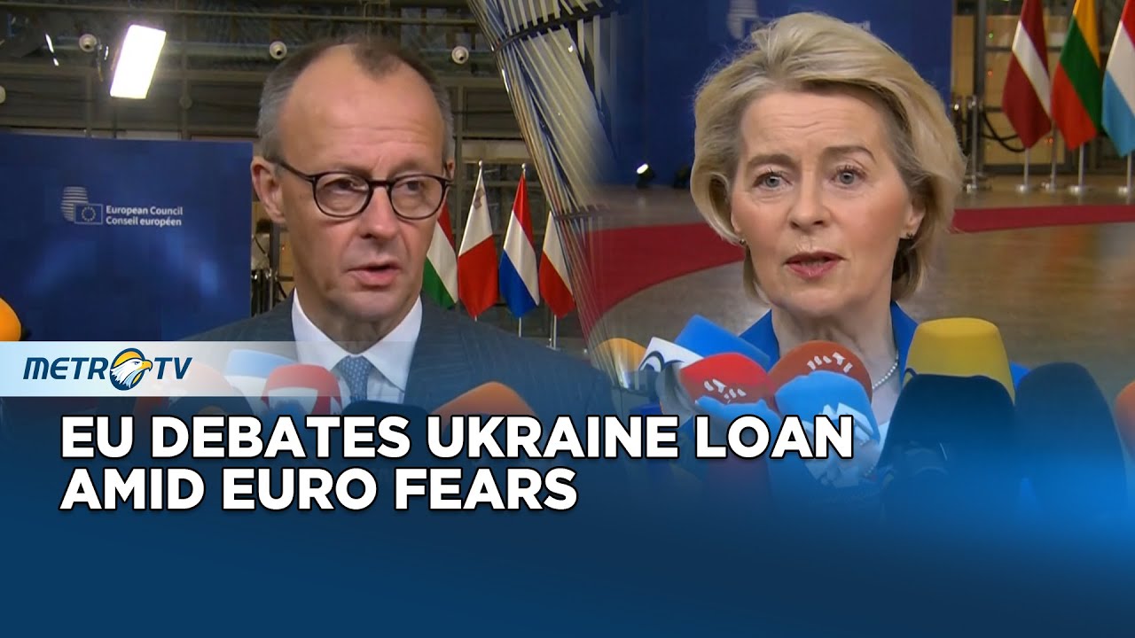EU Leaders Push Massive Ukraine Loan Using Frozen Russian Assets
