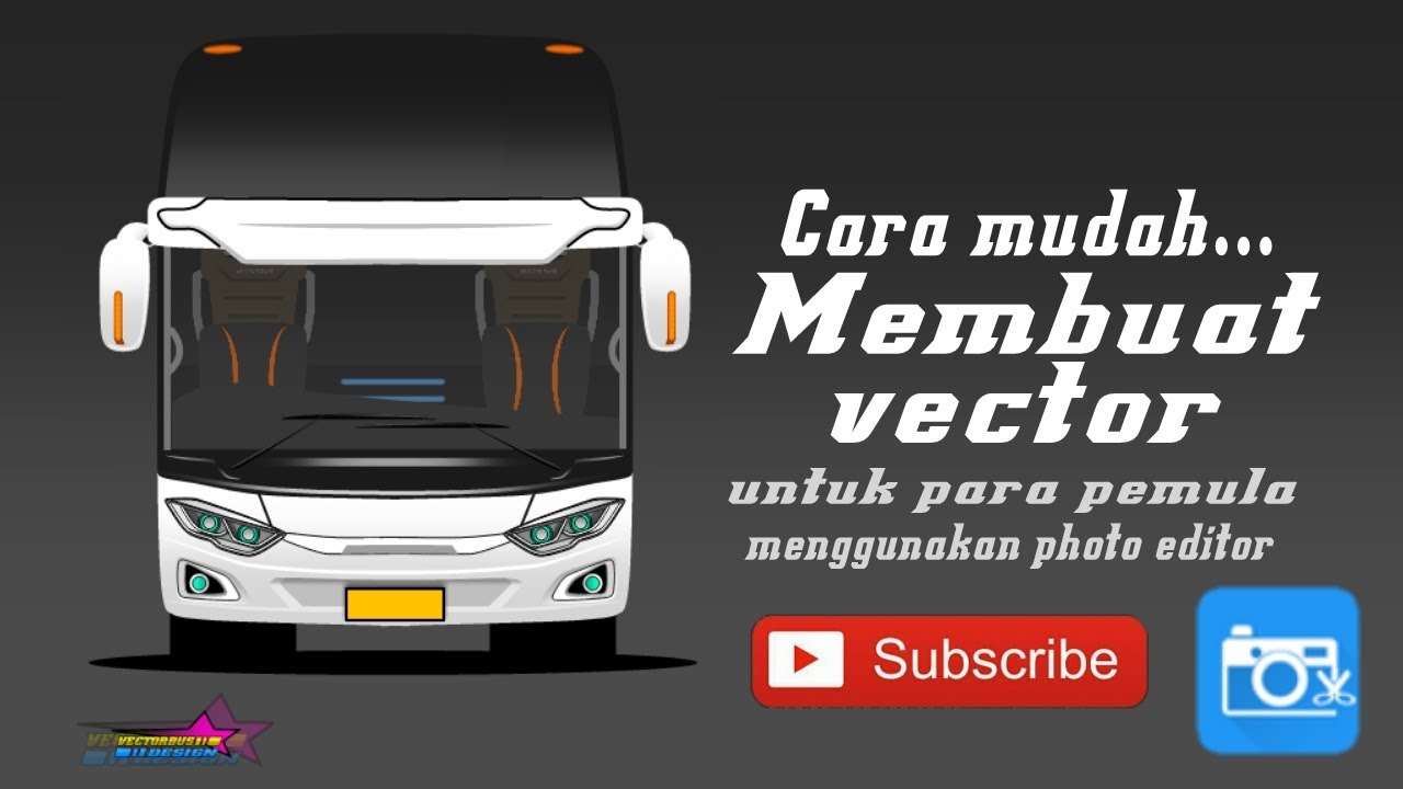 (vector bus)cara mudah membuat vector bus untuk para pemula