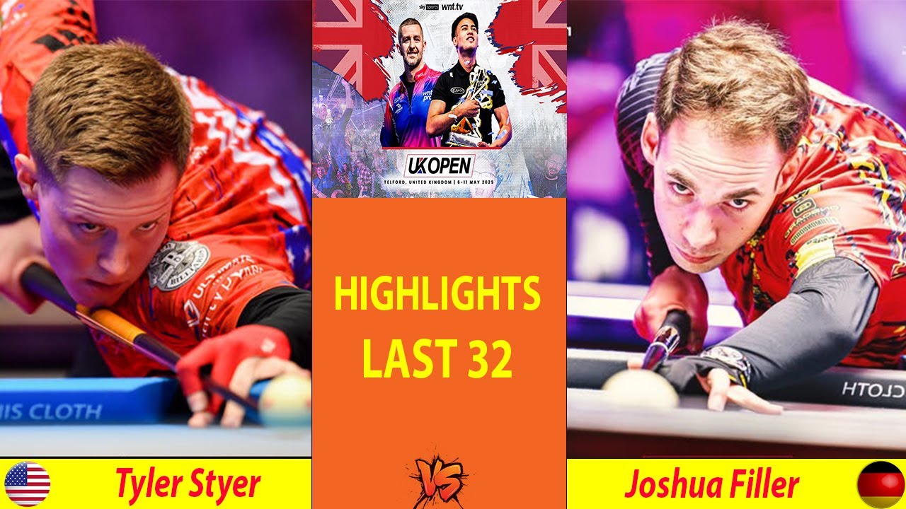 HIGHLIGHTS LAST 32  | Tyler Styer vs Joshua Filler | 2025 UK OPEN POOL CHAMPIONSHIP
