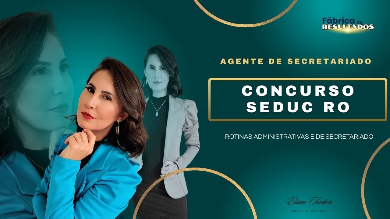 Concurso SEDUC RO | Agente de Secretariado | Conhecimentos específicos | IBADE