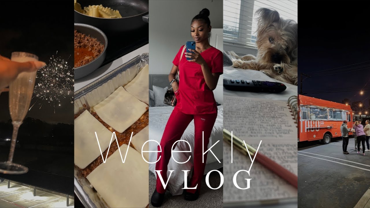 WEEKLY VLOG | PRODUCTIVE FIRST WEEK IN THE NEW YEAR! | SOLO NYE, COOKING, TRYING TACO TRUCK & MORE!