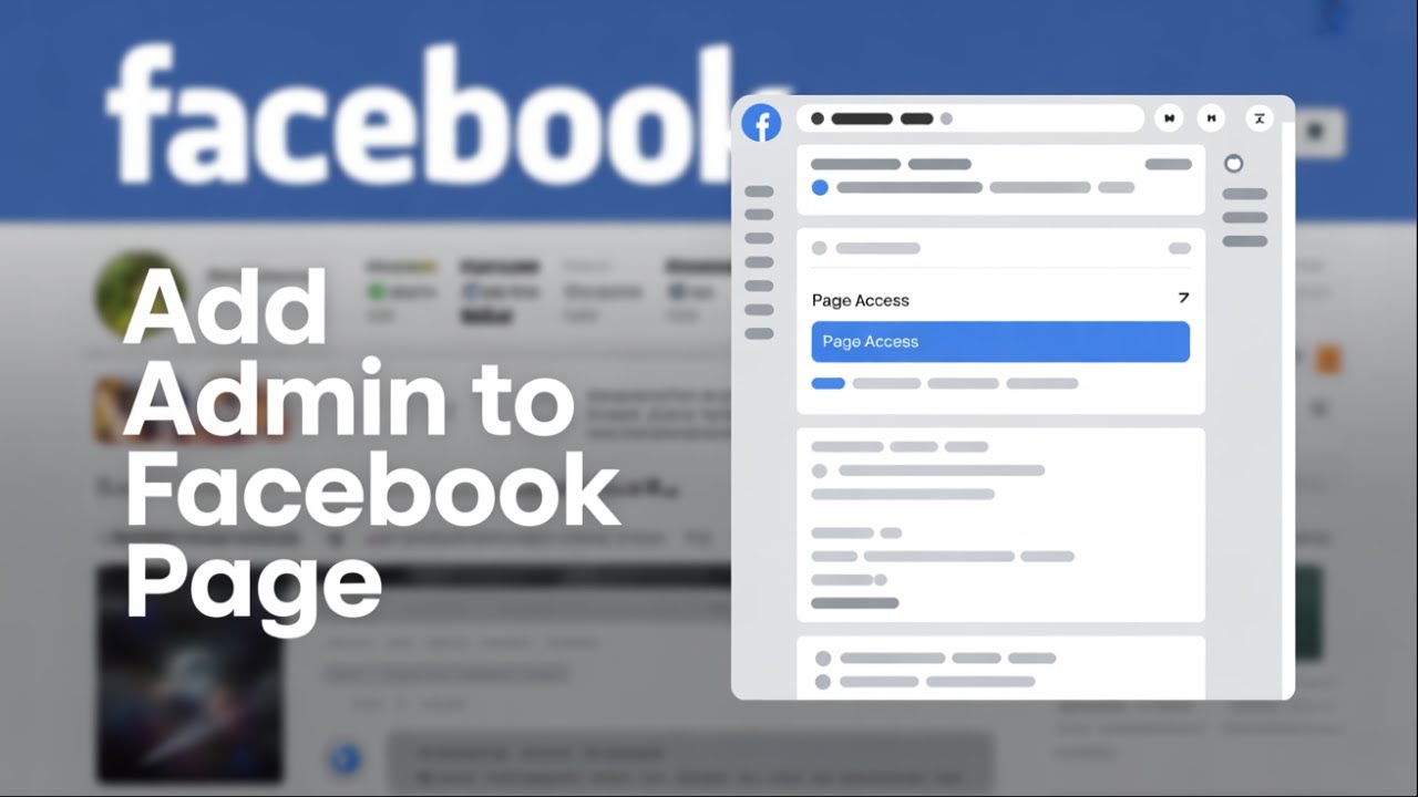 Как добавить администратора на страницу Facebook в 2026 году: Добавление администратора на страни...
