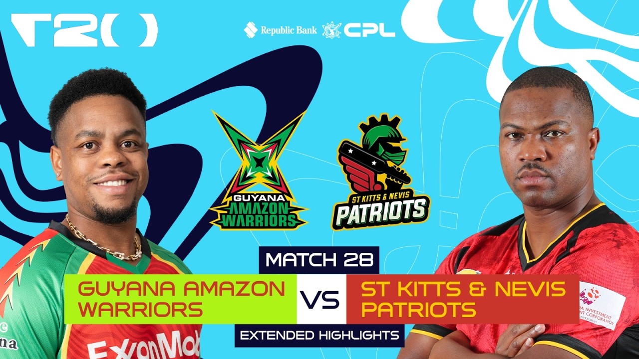 Extended Highlights | Guyana Amazon Warriors vs St Kitts & Nevis Patriots | CPL 2026