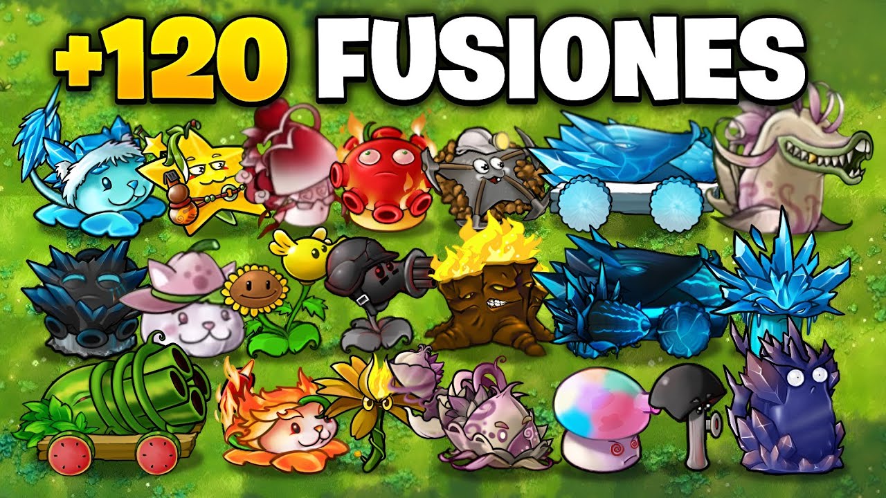 TODAS las FUSIONES y PLANTAS de PVZ FUSION MOD - Colección definitiva 2024.