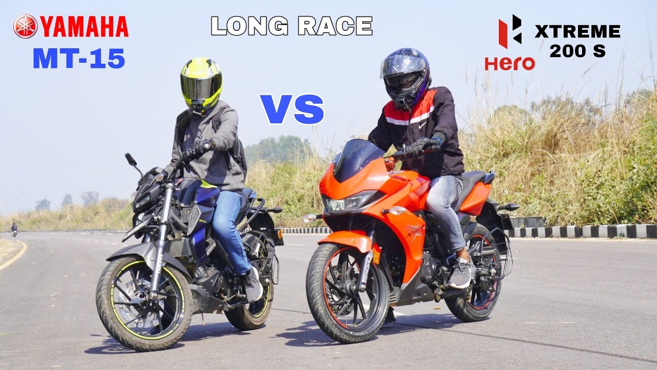 HERO XTREME 200 S VS YAMAHA MT-15 || RACE TILL THEIR POTENTIAL || SHUBHAM YADUVANSHI
