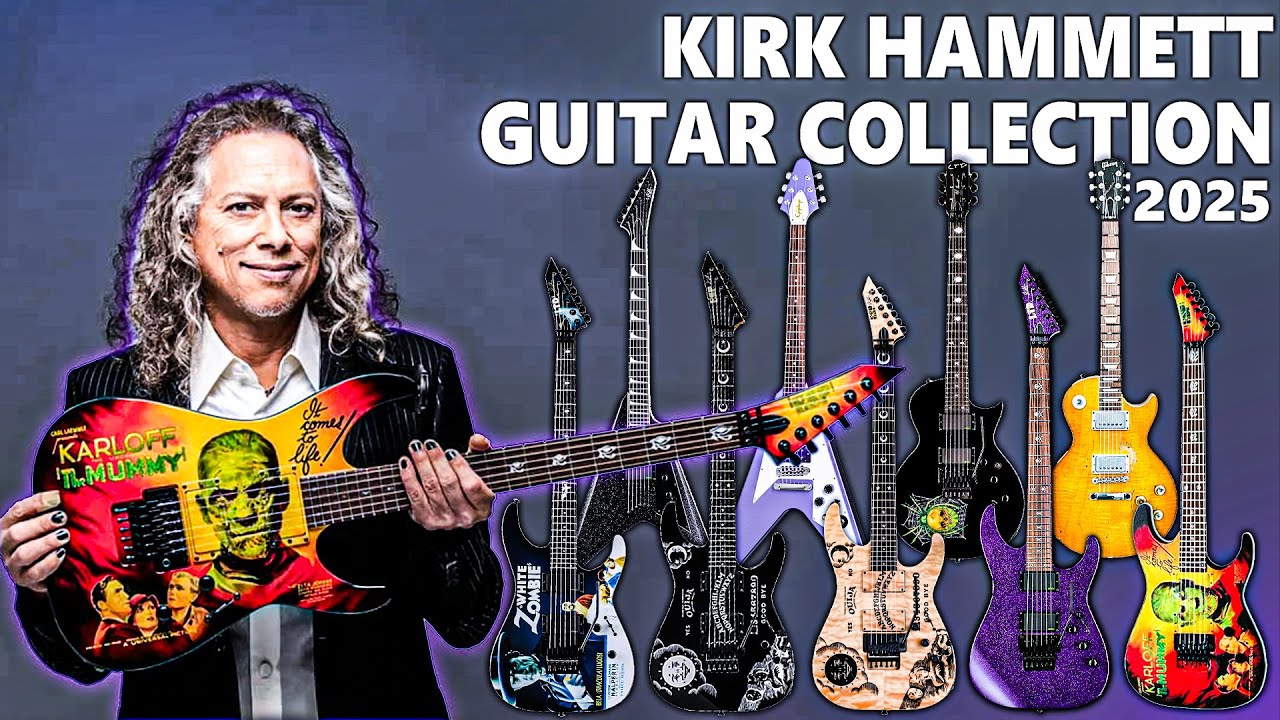 All Kirk Hammet's Guitar Collection 2025